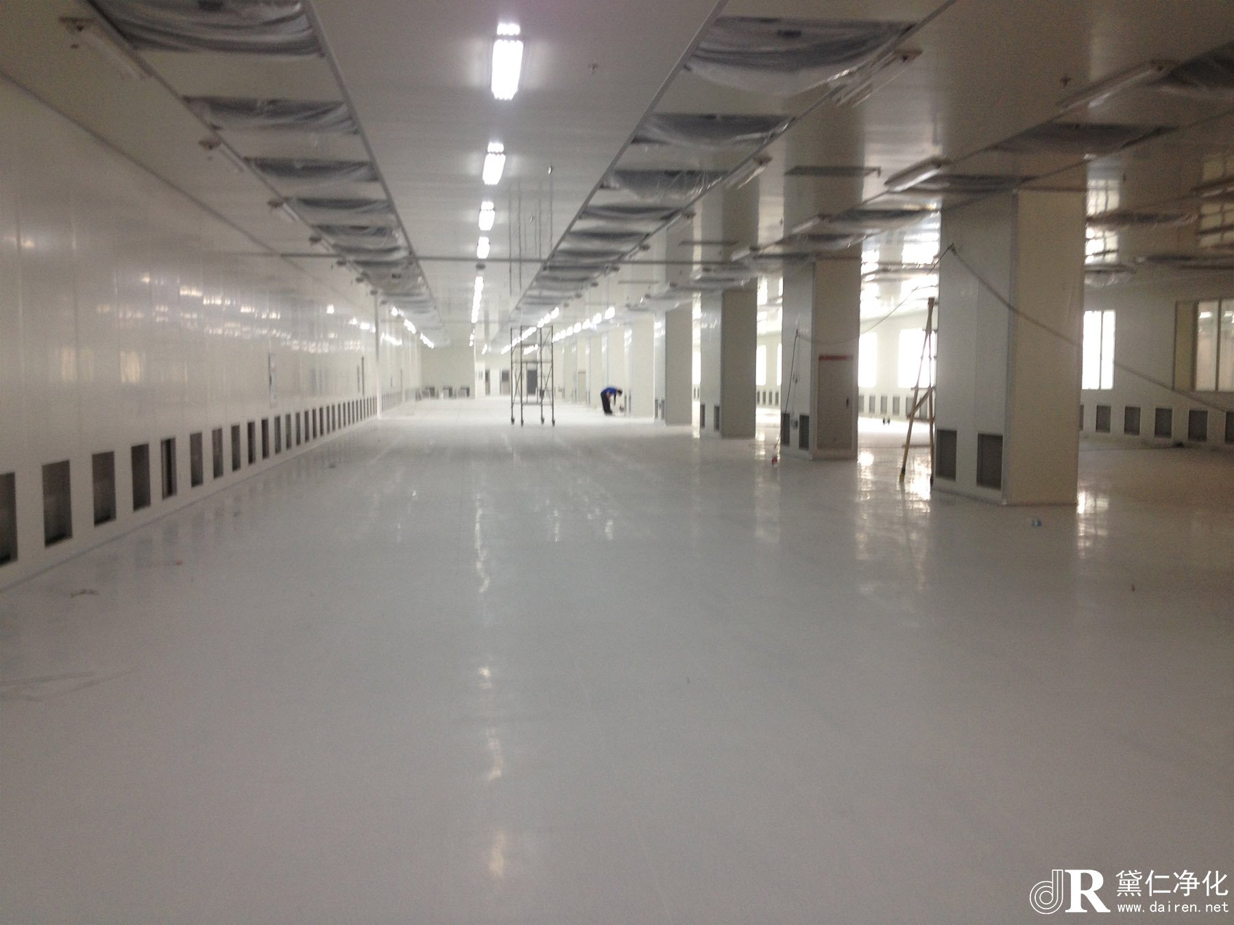 上海松江區電子廠車間裝修案例