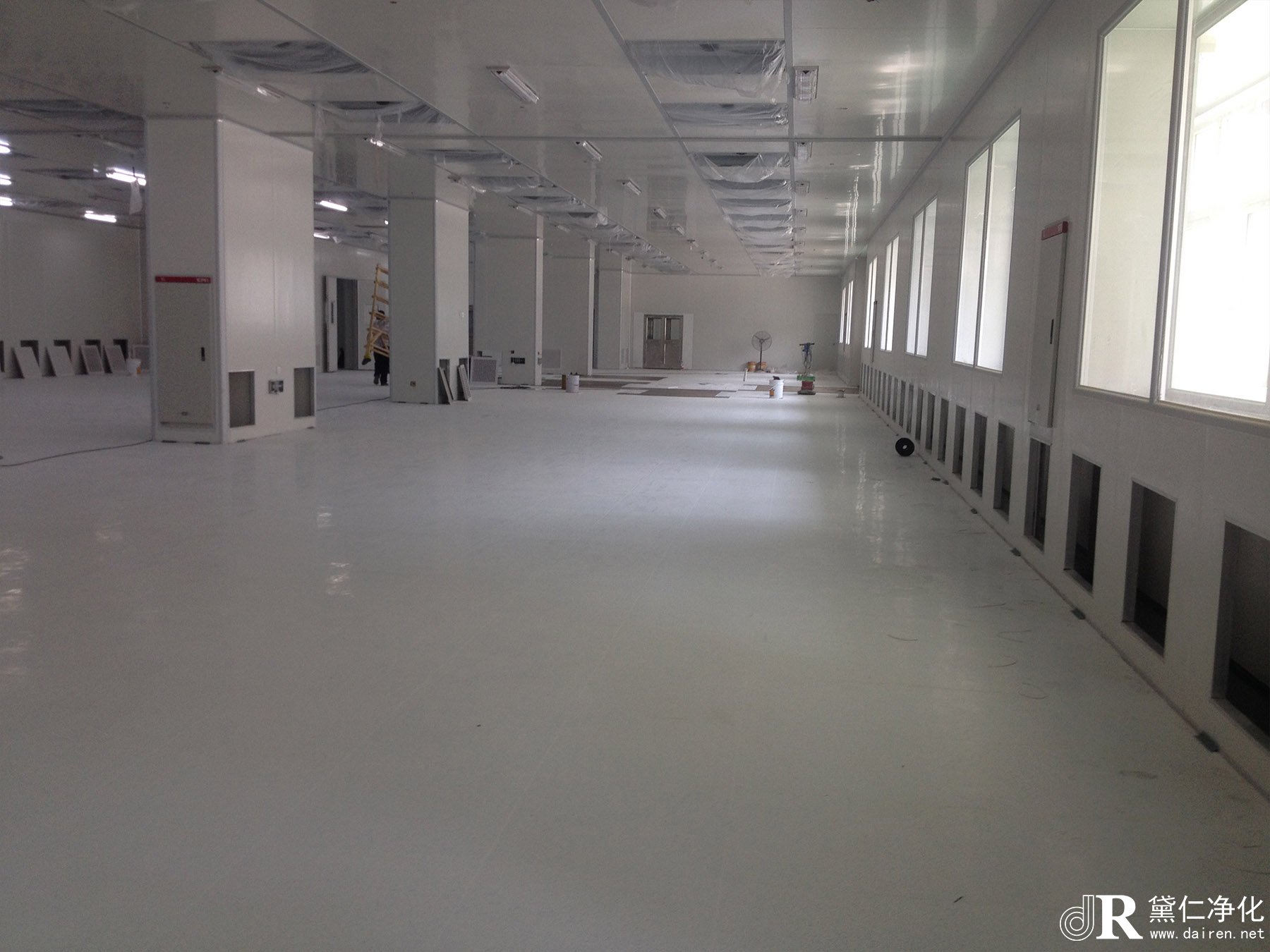 上海松江區電子廠車間裝修案例